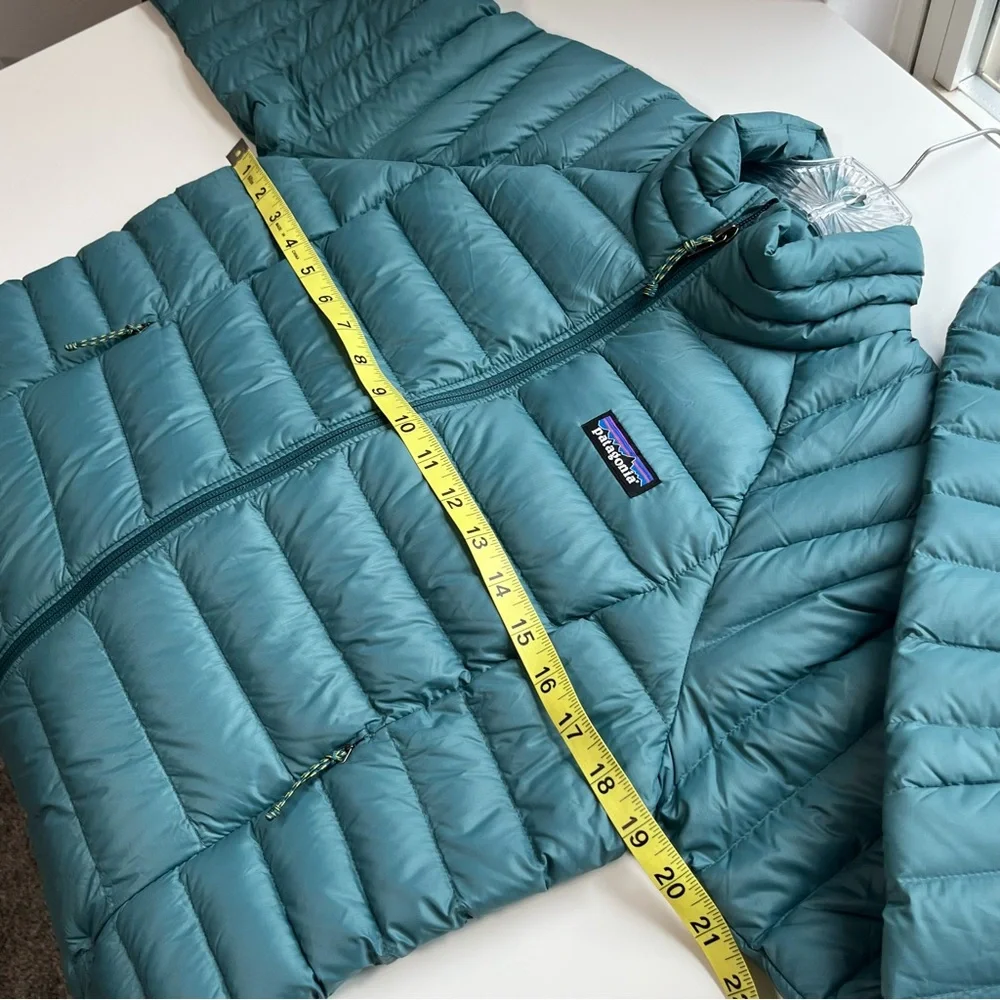 NEW Patagonia Down Sweater Full Zip Puffer Jacket Wetland Blue Women’s Small